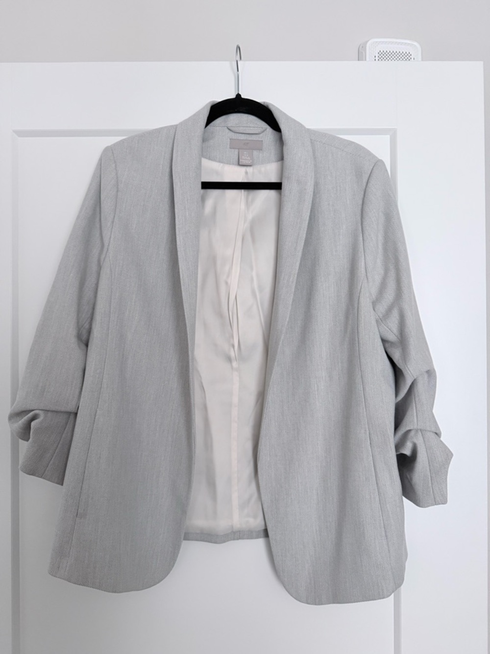 H&M Light Gray Open-Front Women's Blazer